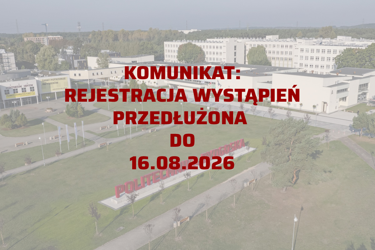 Przedłużamy rejestrację wystąpień